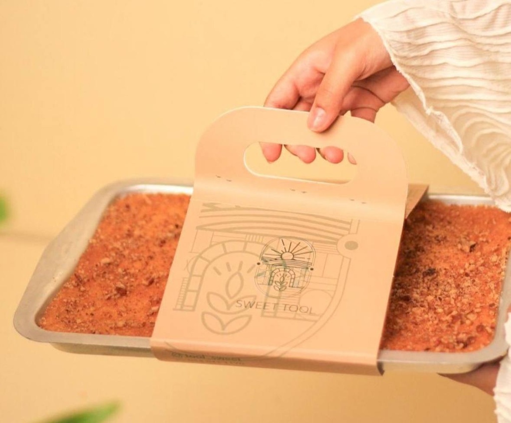 بسبوسة صينية صغيرة بيكان  تول سويت 