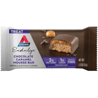 اتكينز بروتين بار شوكولاتة كراميل موسي 34 ج
