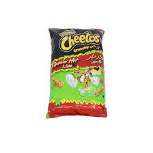 شيتوس كرانشي حار نار بالليمون 200 ج