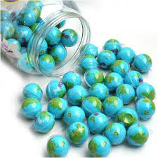 حلاوة مضغ شكل كرة ارضية 18 ج