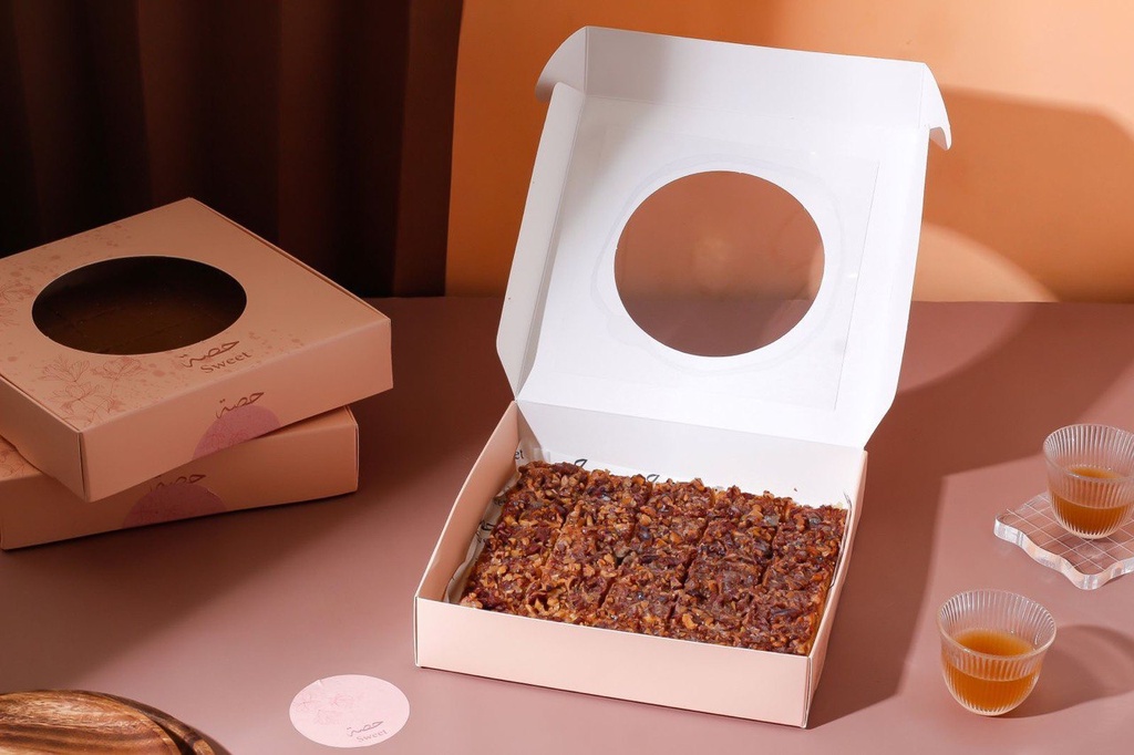 بسبوسة البيكان المكرمل حصة سويت