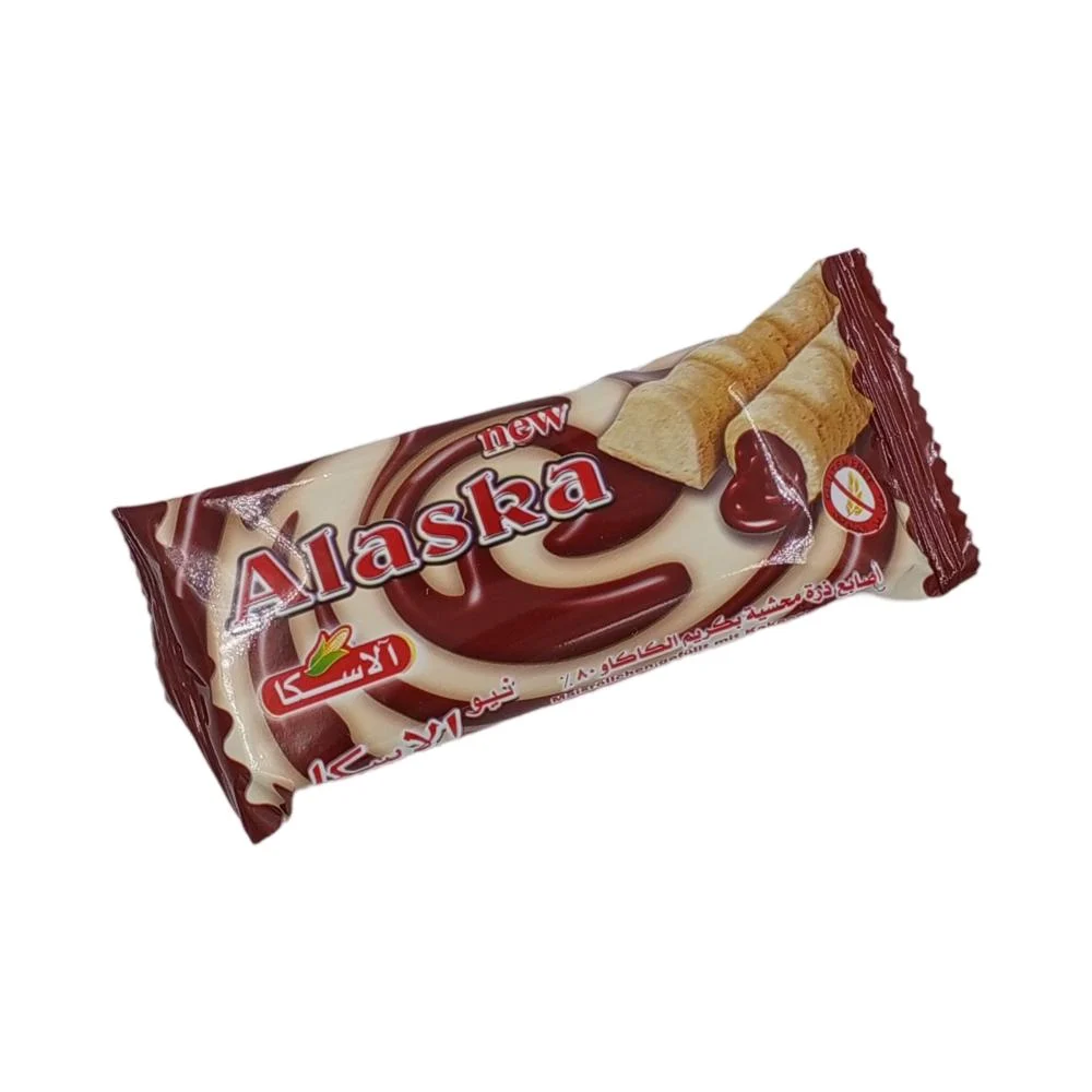اصابع ذرة الاسكا بالكاكاو 