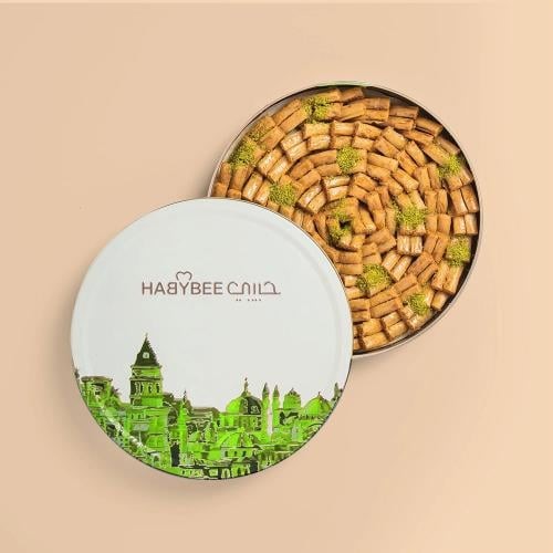 بقلاوة اصابع كاجو دائري بدون سكر 700ج حبيبي 