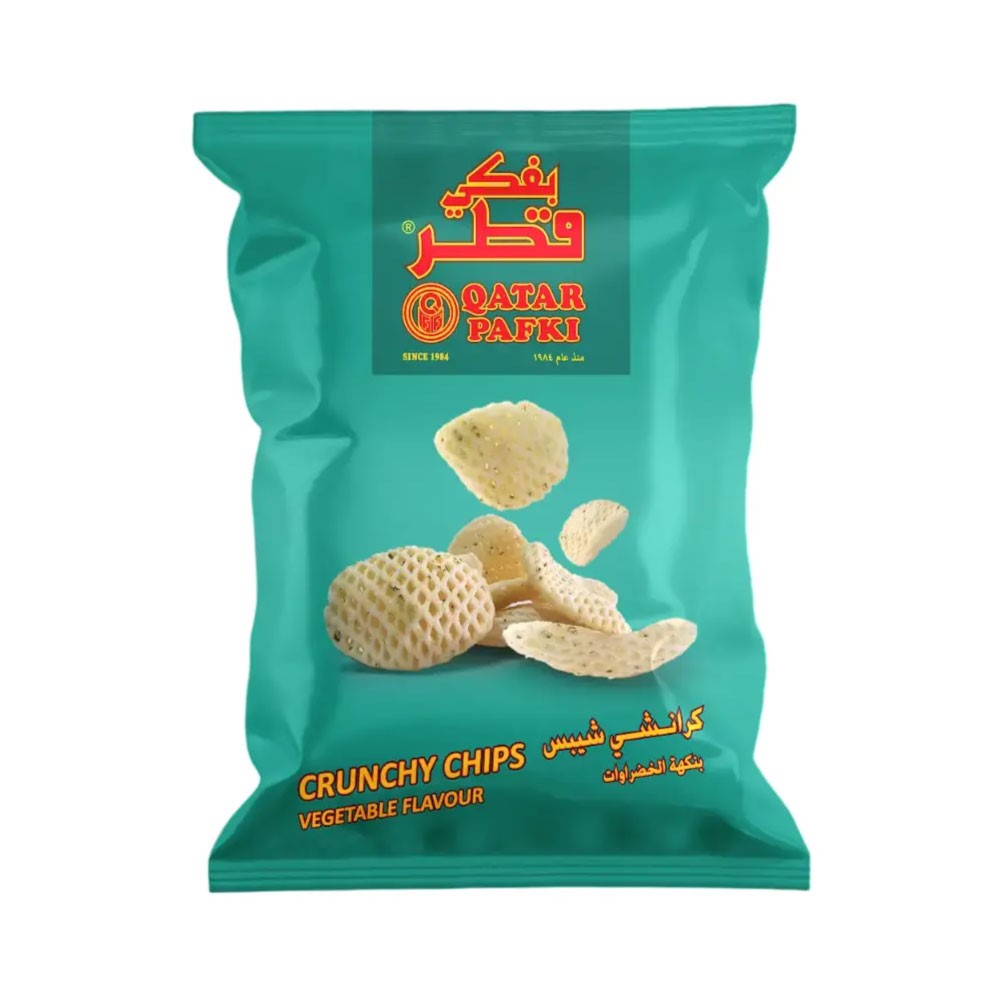 بفك قطر كرانشي شيبس بنكهة الخضروات 55 ج