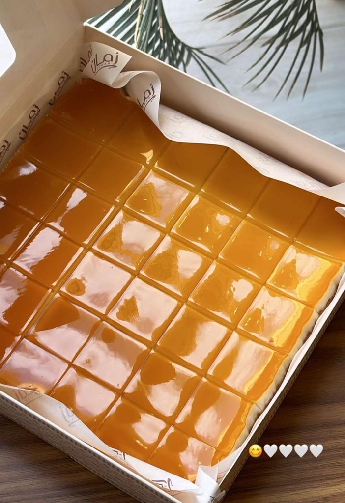 تشيز الزبادي بالكراميل زمان 