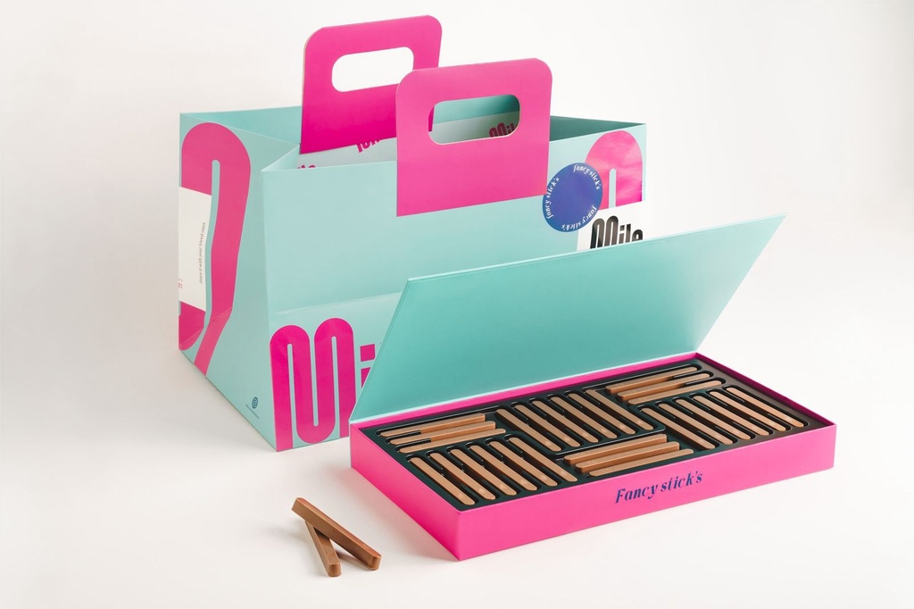 بوكس فانسي ستيك مايل شوكولاتة 