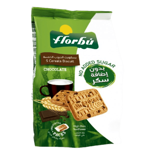 بسكويت فلوروبو بدون سكر بالشوكولاتة كيس 400 ج