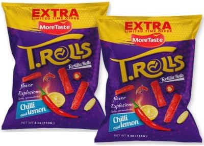 بطاطس تي رولز فلفل حار وليمون 113 ج