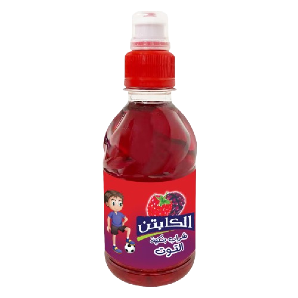 مشروب  الكابتن علبة بلاستيك 250مل