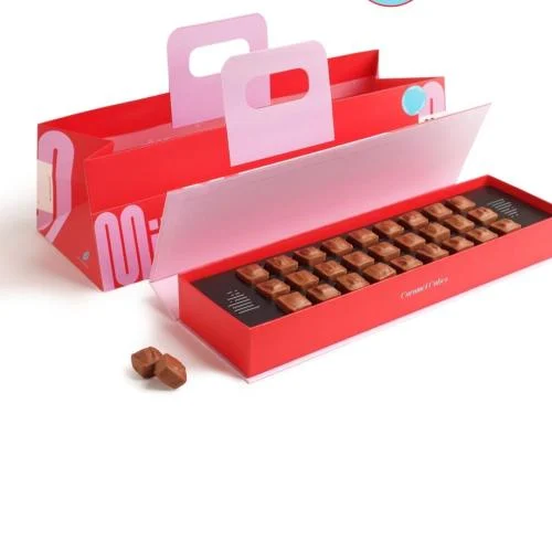 بوكس شوكولاتة كراميل كيوبس مايل ذا شفز 