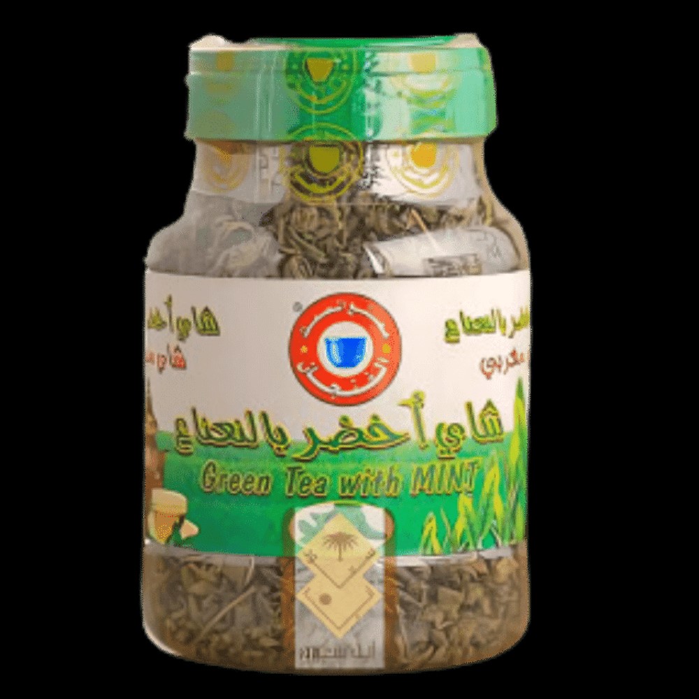 شاي اخضر مغربي بالنعناع 300ج
