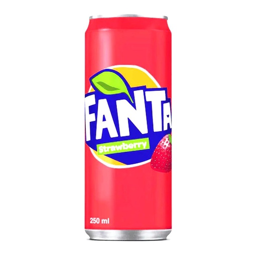 [2800788] مشروب فانتا فراولة علب 250 مل